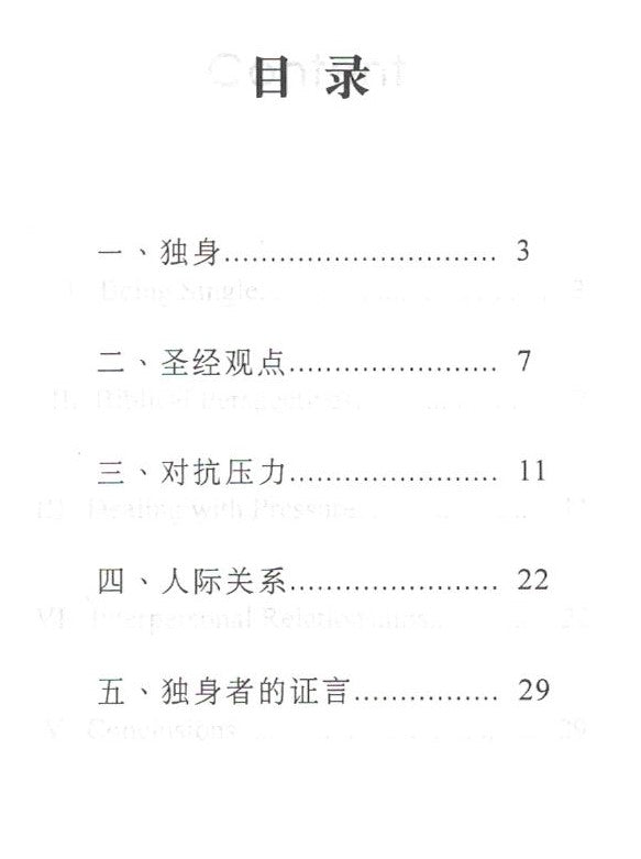 单身者的挑战 (简) The Challenge of Singleness - simpl. - Ambassadors for Christ Bookstore