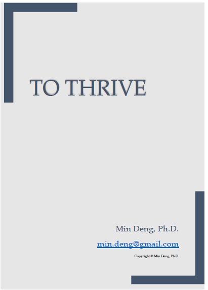 To Thrive - English E-book (FREE)