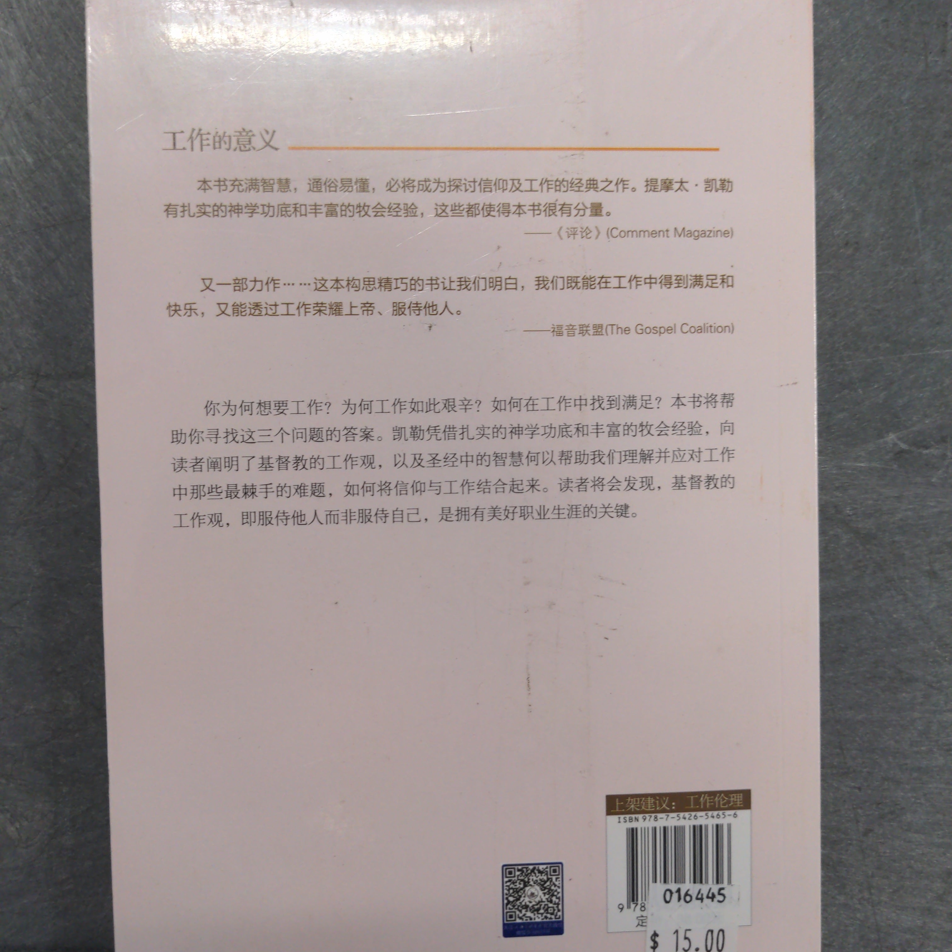 工作的意義-簡體 Every Good Endeavor Simp.