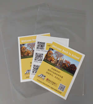 FREE Plastic sleeve - for Create your own Packs!