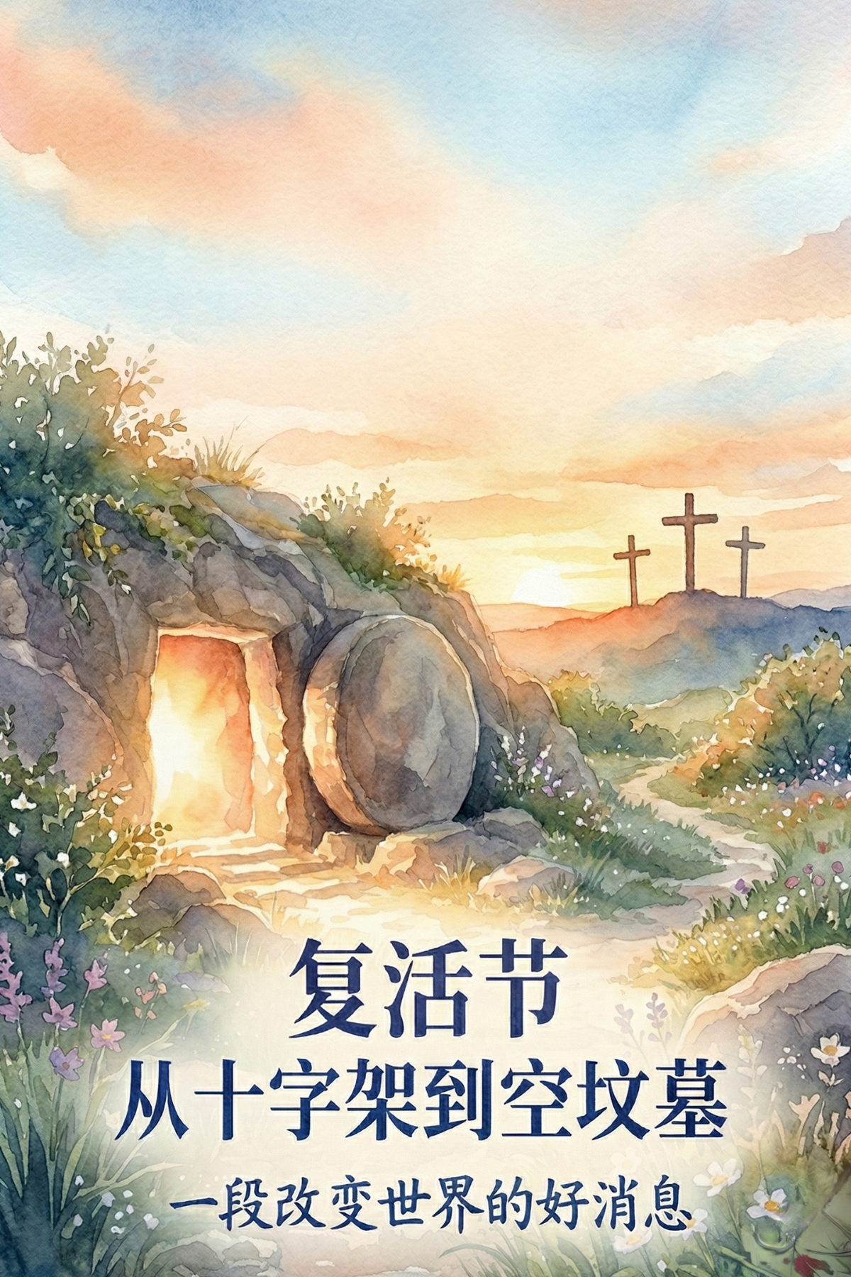 复活节将至 | 福音小册子《从十字架到空坟墓》Easter Tract - From the Cross to the Empty Grave