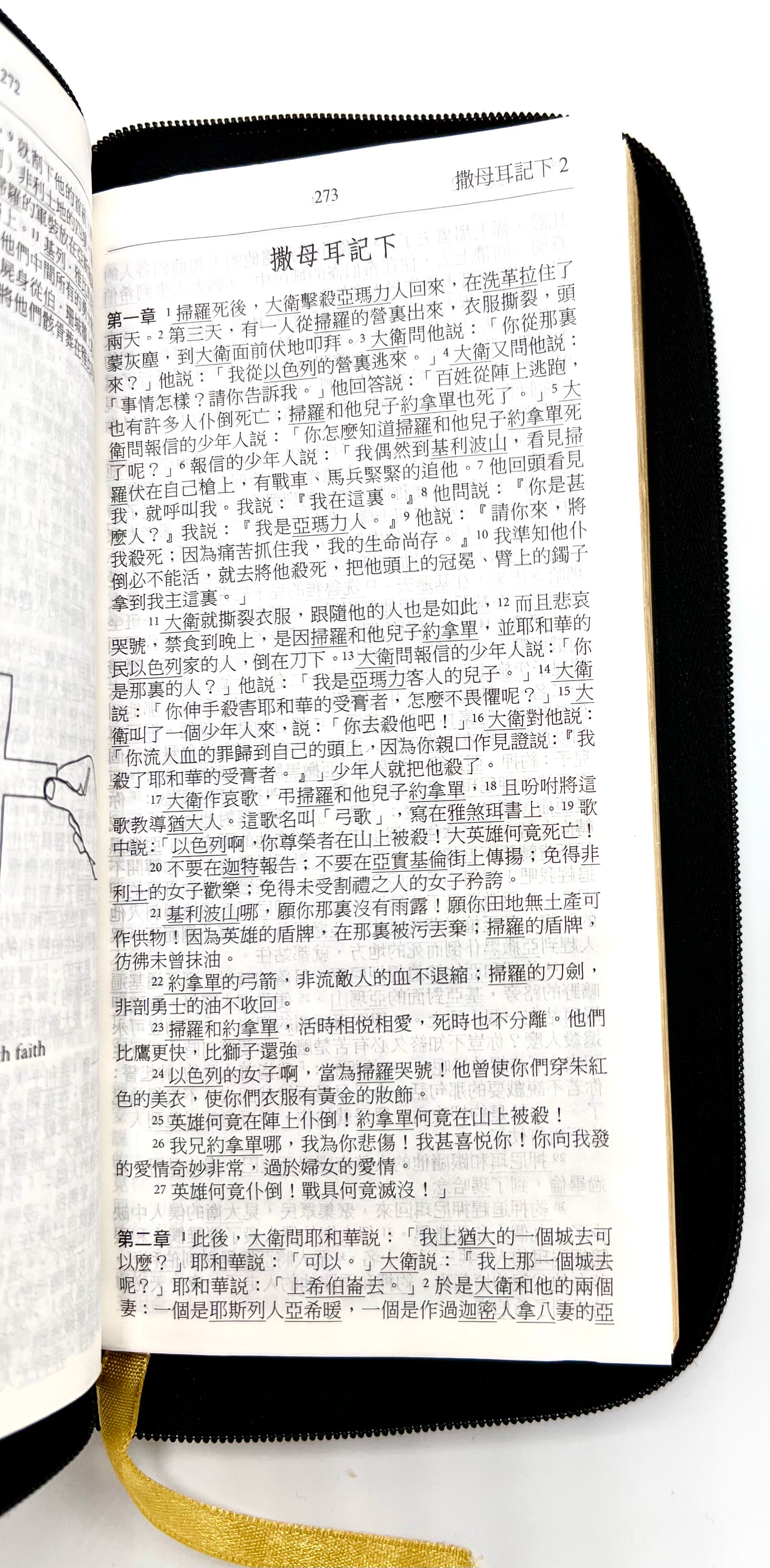 口袋聖經-皮面金邊拉鍊-繁體 Pocket Bible Trad.