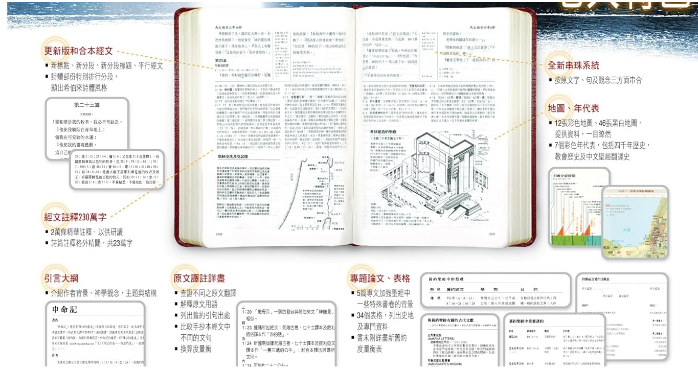 聖經-更新研讀本豪華版-皮面金邊-繁體(10本以上特價$70) NIV Study Bible-Leather-Trad.