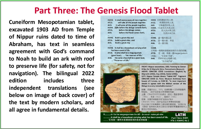 創世記的真實性 Authenticity of the Book of Genesis (bilingual set of 3 books)