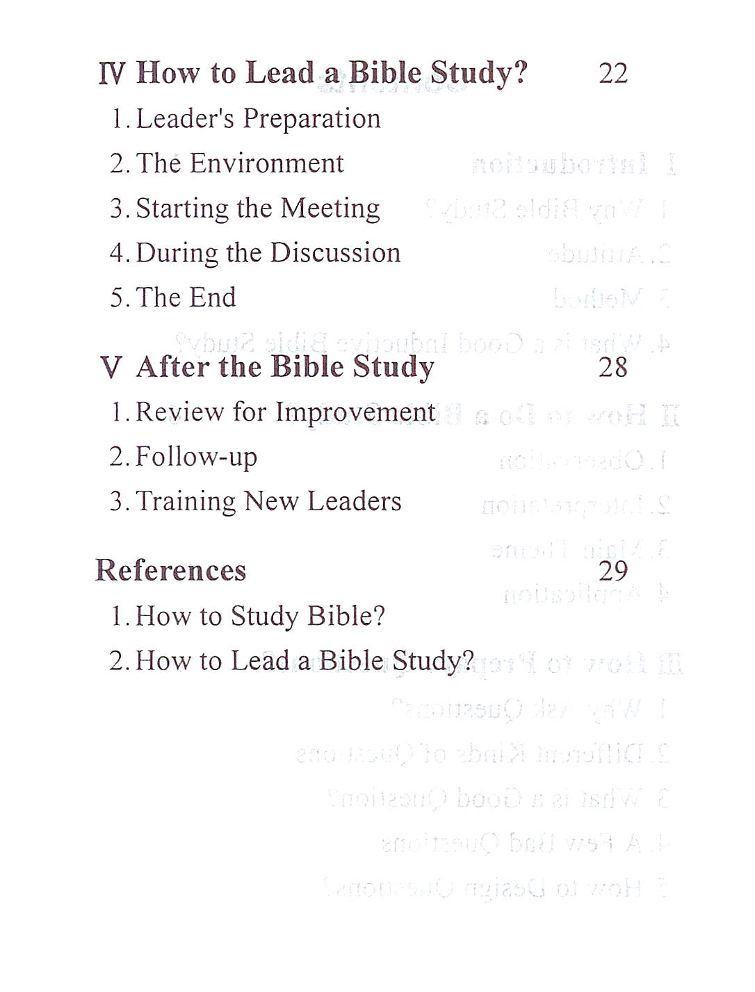 怎样带领小组讨论式查经 (简), How to Lead a Group Bible Study - Ambassadors for Christ Bookstore