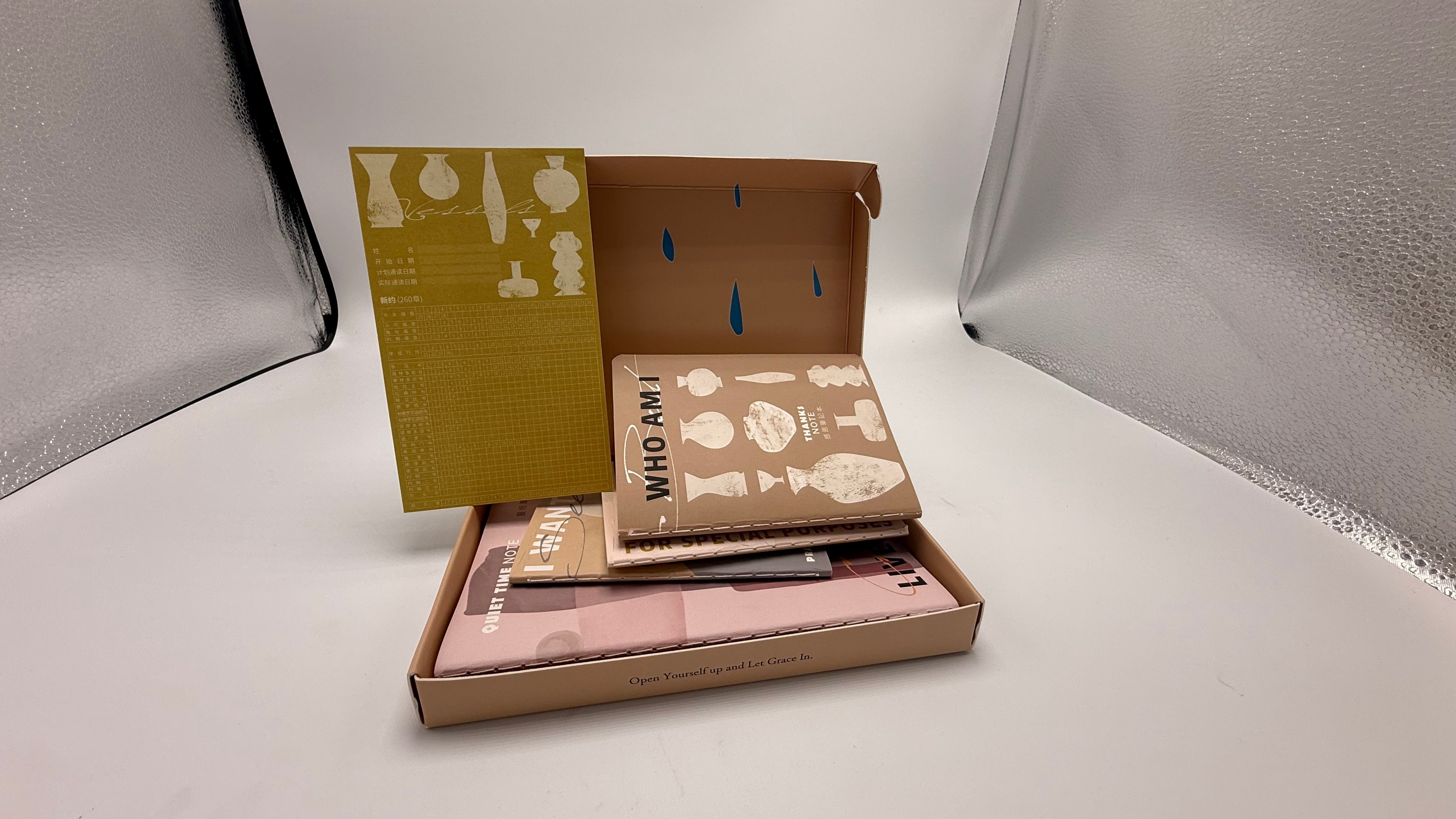 蒙恩六件套-筆記本 Diary-Prayer Journal set - 5 notebooks
