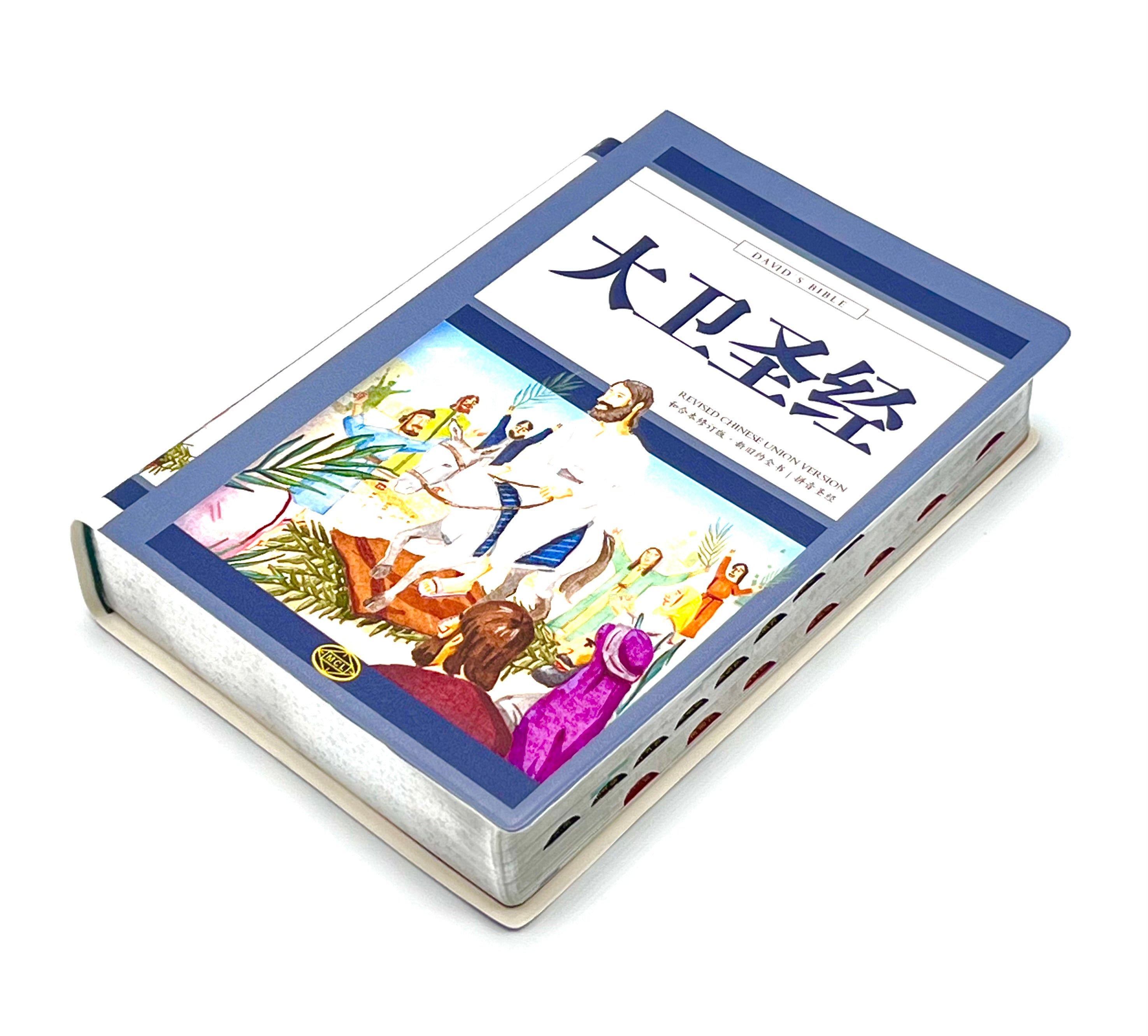 彩印拼音圣经-简体和合本修订版-新旧约全书-银边拇指索引（10本以上