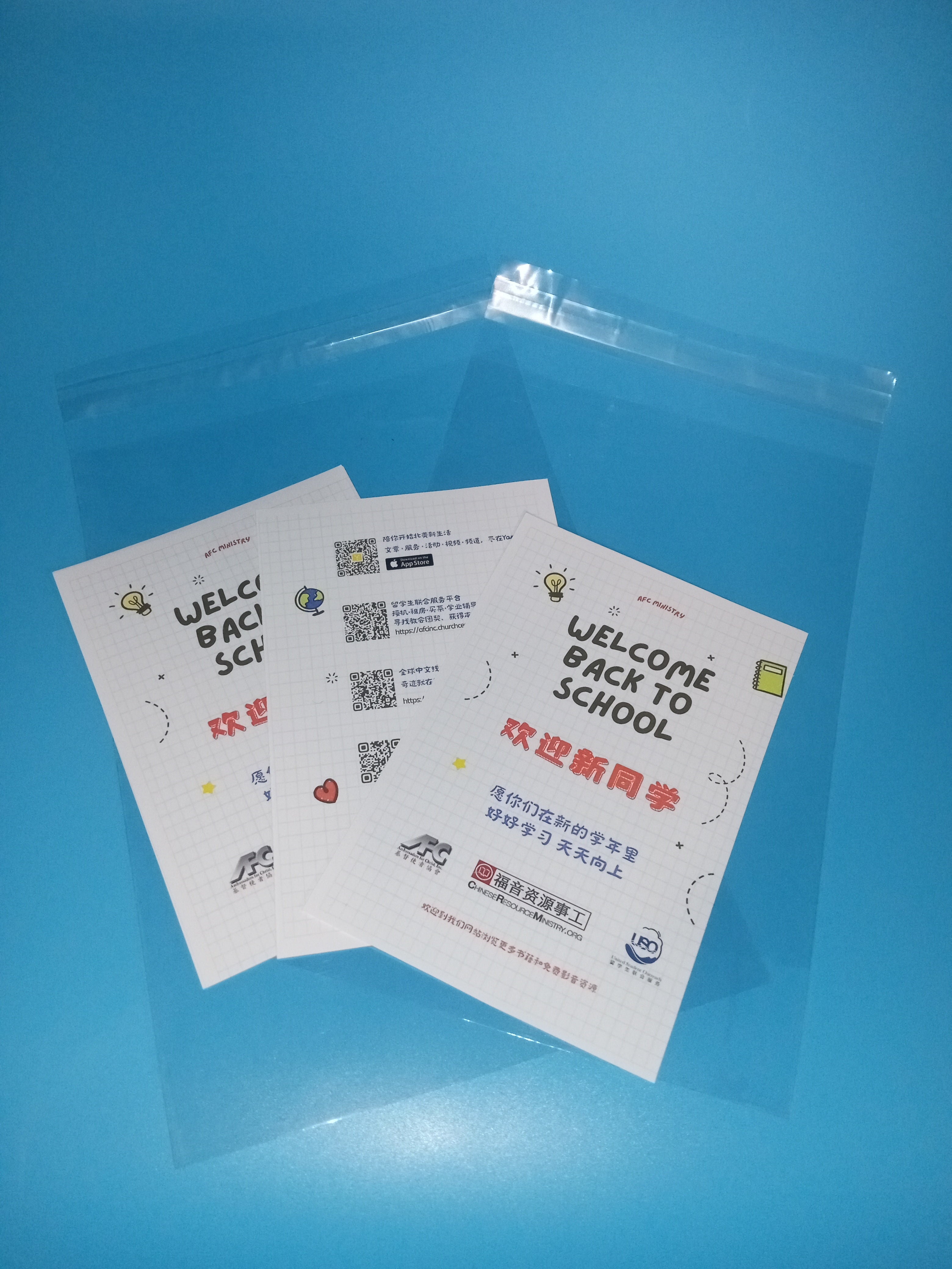FREE Plastic sleeve - for Create your own Packs!