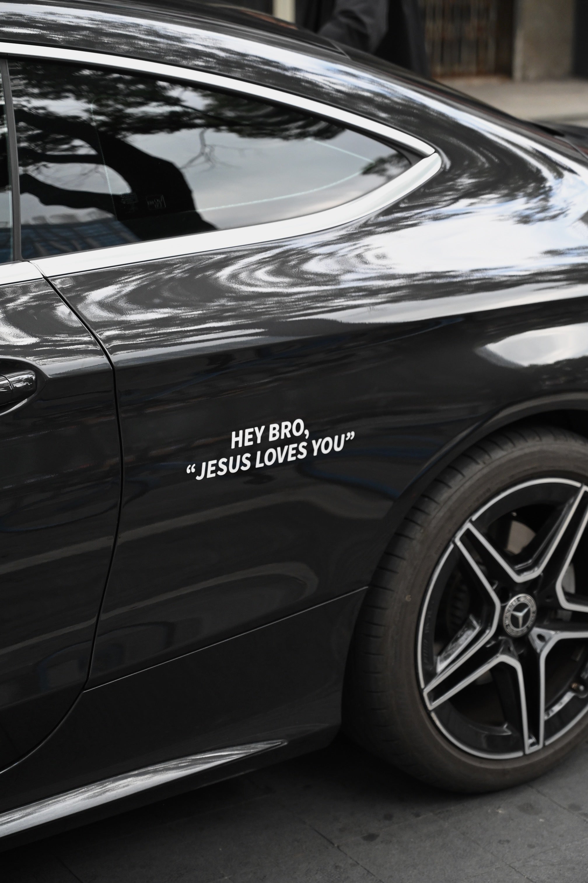 Jesus Loves You Car Bumper Stickers耶稣爱你英文车贴車貼传福音贴纸