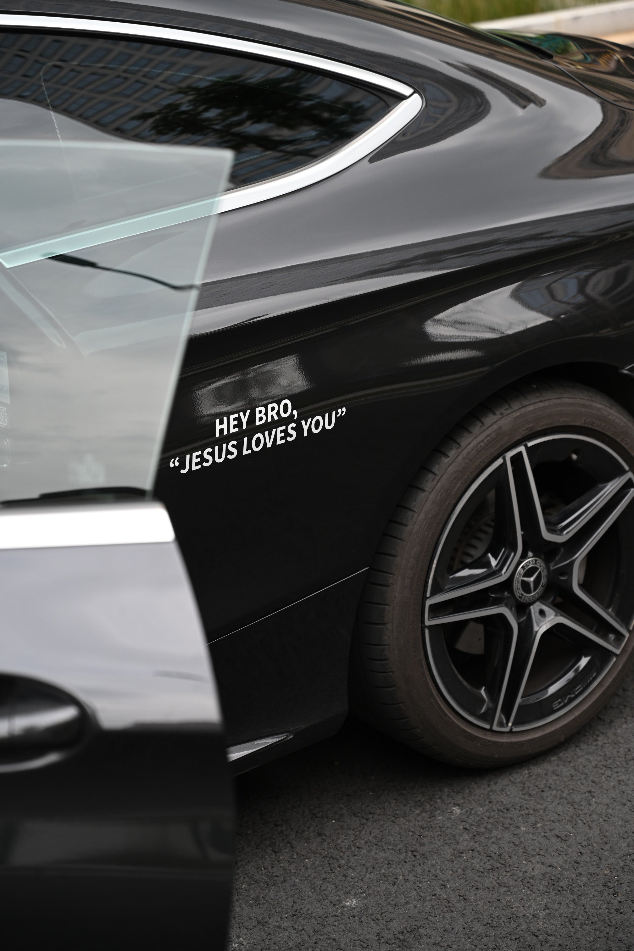 Jesus Loves You Car Bumper Stickers耶稣爱你英文车贴車貼传福音贴纸